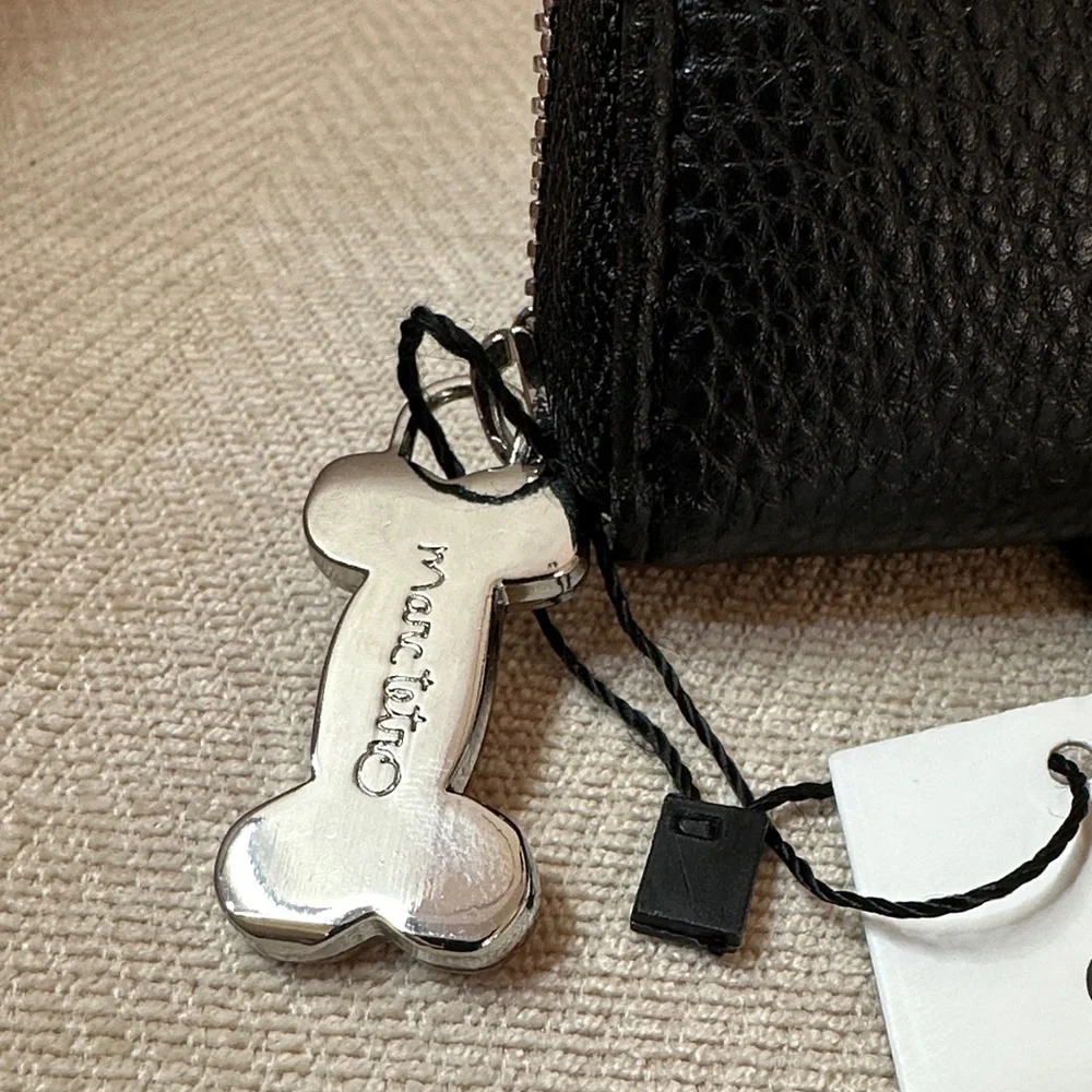 Marc Tetro Black Wallet with Dog Design